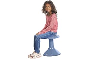 ECR4Kids ACE Active Core Engagement Wobble Stool, 15-Inch Seat Height, Flexible Seating, Powder Blue