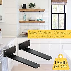 8 Pack Shelf Brackets 12 Inch Floating Shelf