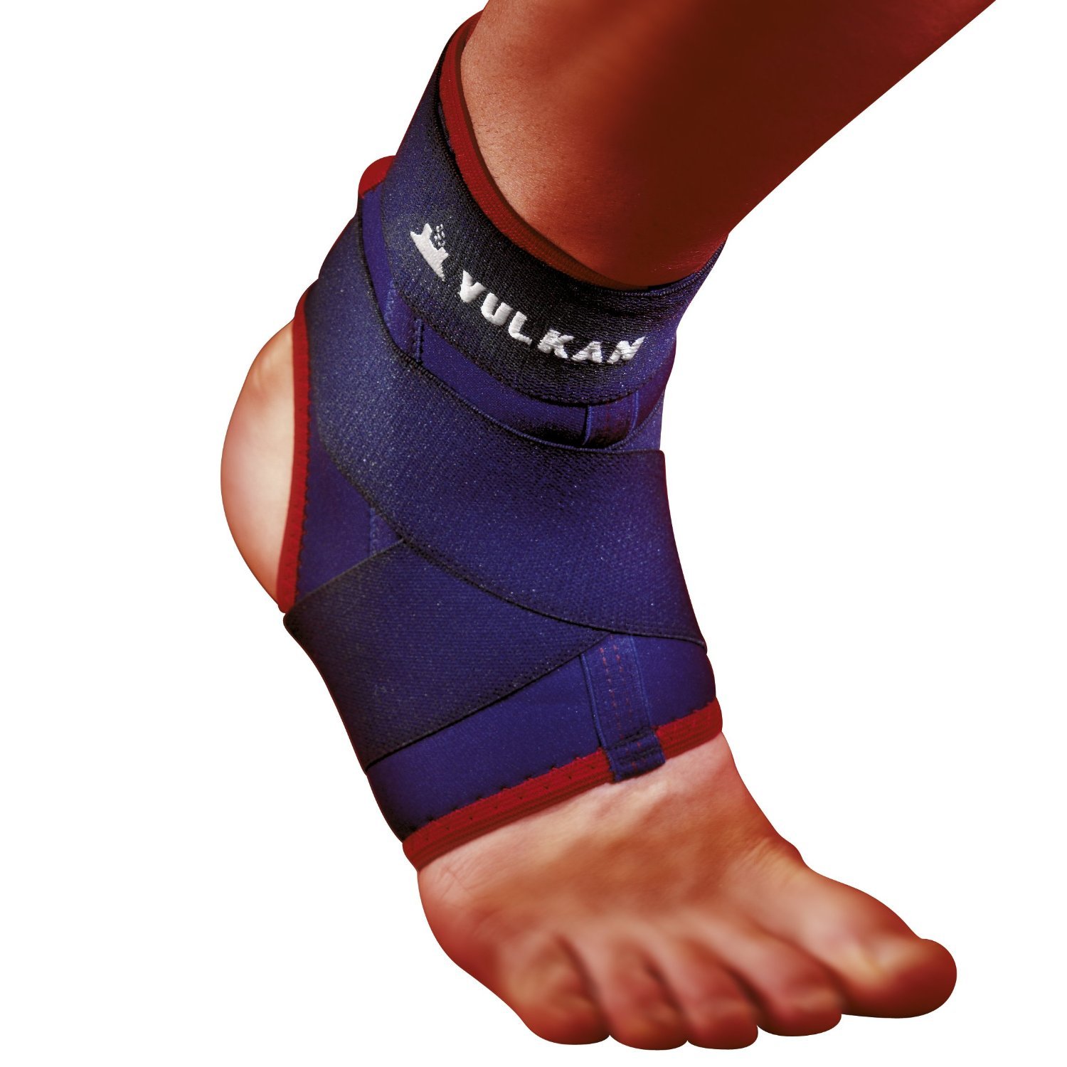 Vulkan Classic Ankle Brace, Right, Medium, Ankle Support for Rolled Ankles, Sprains, and Strains, Compression Sleeve for Athletes and Exercising, Stabiliser for Achilles Injuries and Plantar Fasciitis