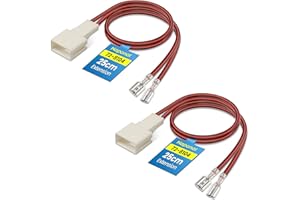 NAPONAL 72-8104 Speaker Harness,Thicker and Longer Speaker Wire Cable,Professional Car Door Speaker Wiring Harness Adapter Connector Plug for Toyota Camry Corolla Tacoma Tundra 4Runner Scion Subaru(2PCS)