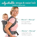 Infantino Flip Advanced 4-in-1 Baby Carrier Grey Ergonomic Convertible view 3