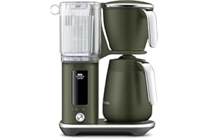 Breville Luxe Drip Coffee Machine BDC465OLT, Olive Tapenade, Thermal Carafe