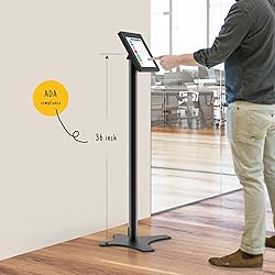 Beelta Tablet Kiosk Floor Stand, Anti-Theft, Rotate