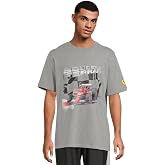 PUMA Mens Scuderia Ferrari Race Crew Neck Short Sleeve Graphic Casual Tops Casual - Black