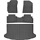 Cartist Floor Mats and Cargo Liner Fit for Kia Soul 2020-2025 2026 All Weather Floor Mat Soul Accessories Heavy Duty Carpet Protection(Only Fit The Upper Floor of The Trunk)