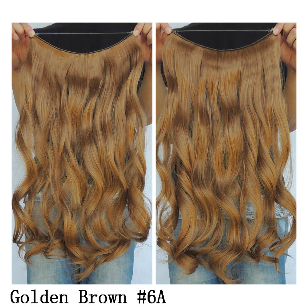 Secret Halo Hair Extensions Flip in Curly Wavy Hair