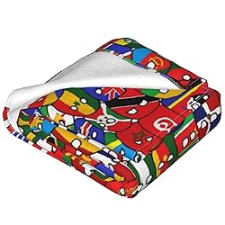 Countryball Polandball World Map Flannel Fleece