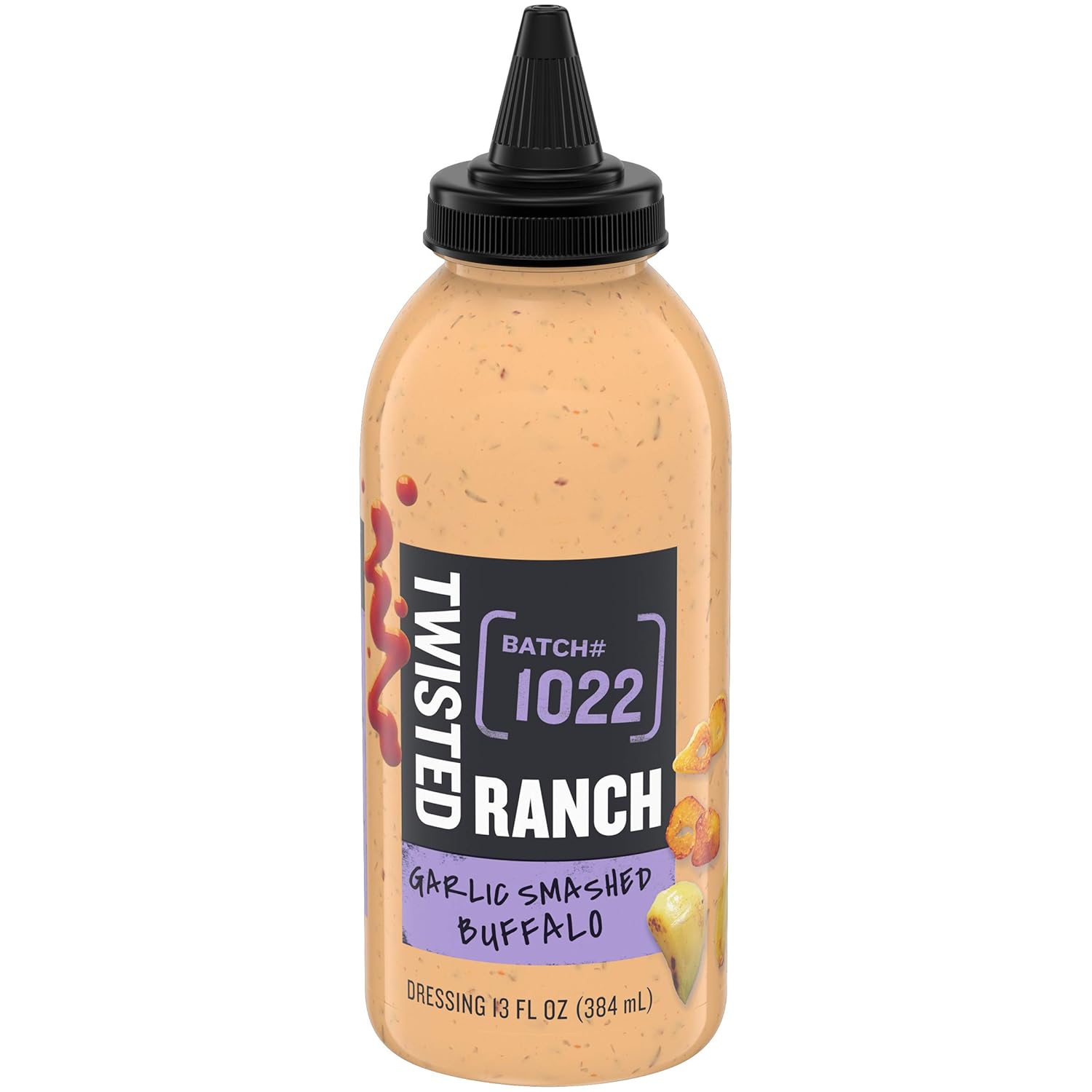 Twisted Ranch Ranch Dressing & Dip, Garlic Rubbed Buffalo, 13 Ounce, 6 Count