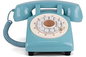 RetroVox Audio Guest Book Wedding Phone Guestbook Easy to Use & Fun Engagements Anniversaries Baby Showers Graduation Record Personalized Audio Messages Blue