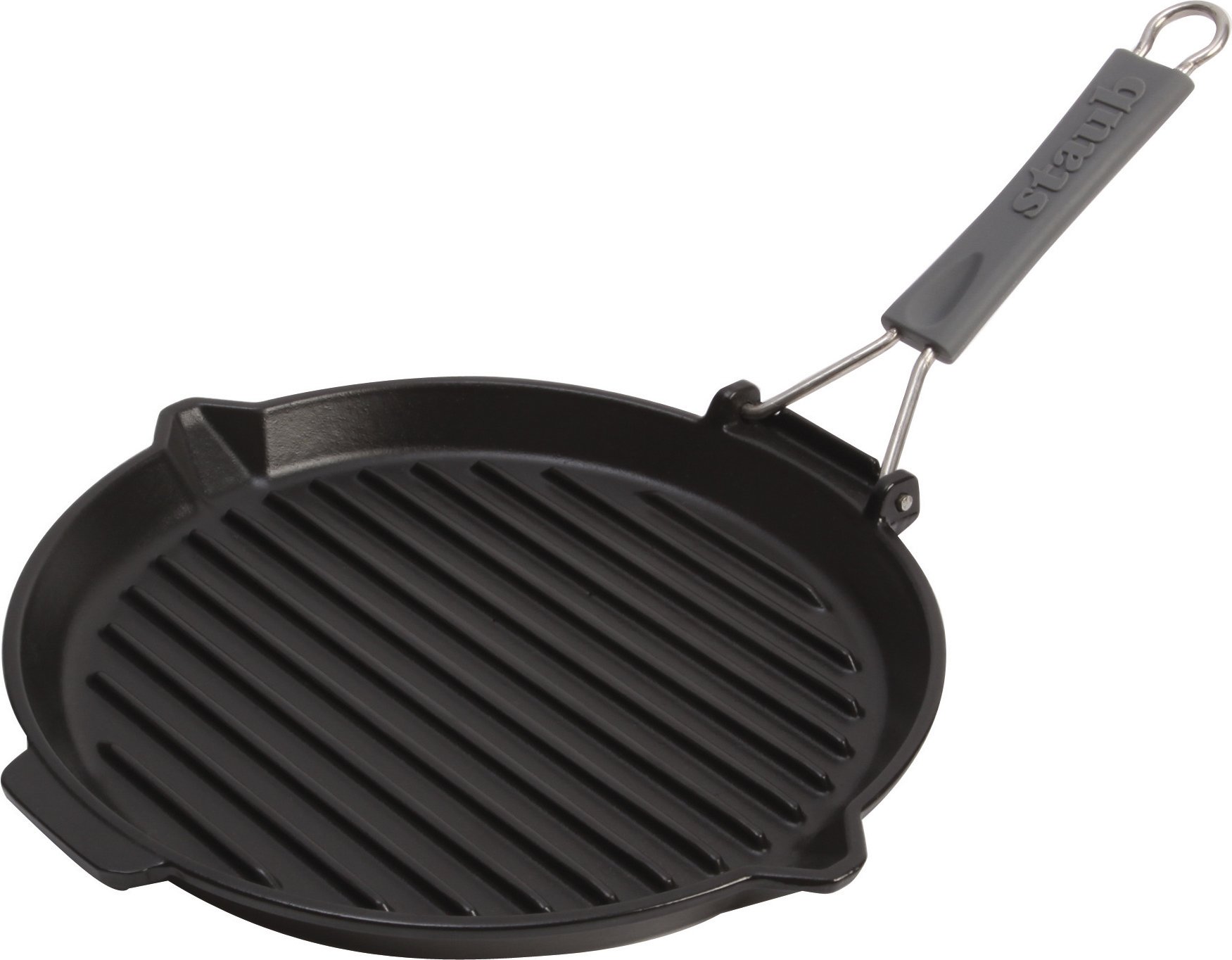 STAUB Grill pan Round 27cm Black