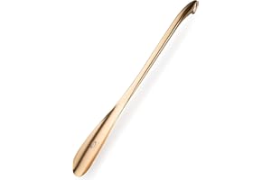 OrthoStep Red Moose Shoe Horn Long Handle Metal 24 inch - Durable and Sturdy for Shoes and Boots