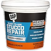 Dap 10504 All-Purpose Ready-to-Use Stucco Patch, 1-Quart