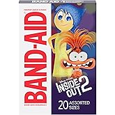 Band-Aid Brand Adhesive First Aid Bandages for Minor Cuts & Scrapes, Wound Care Featuring Disney Pixar's Inside Out Character