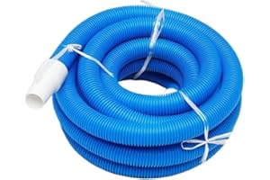 MotiveTech Vacuum Hose Filter Pump, Flexible, Replacement, Swivel Pool Vacuum Pump Hose for Lawn Irrigation, 15m