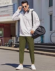 COOFANDY Mens Casual Joggers Pants - Cotton