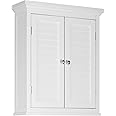 Teamson Home Glancy 20 in. x 24 in. Removable Wall Cabinet, White