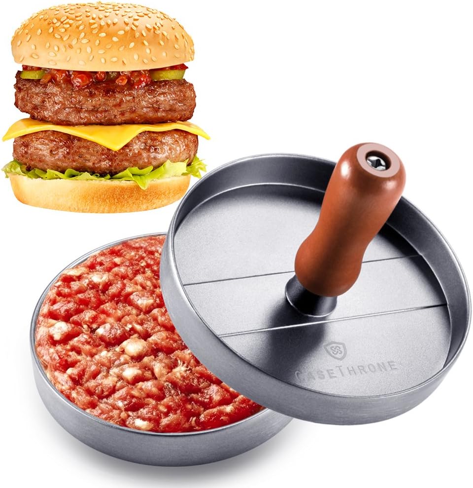 CASETHRONE Mold Non-Stick Hamburger Press To Burgers Aluminum Alloys