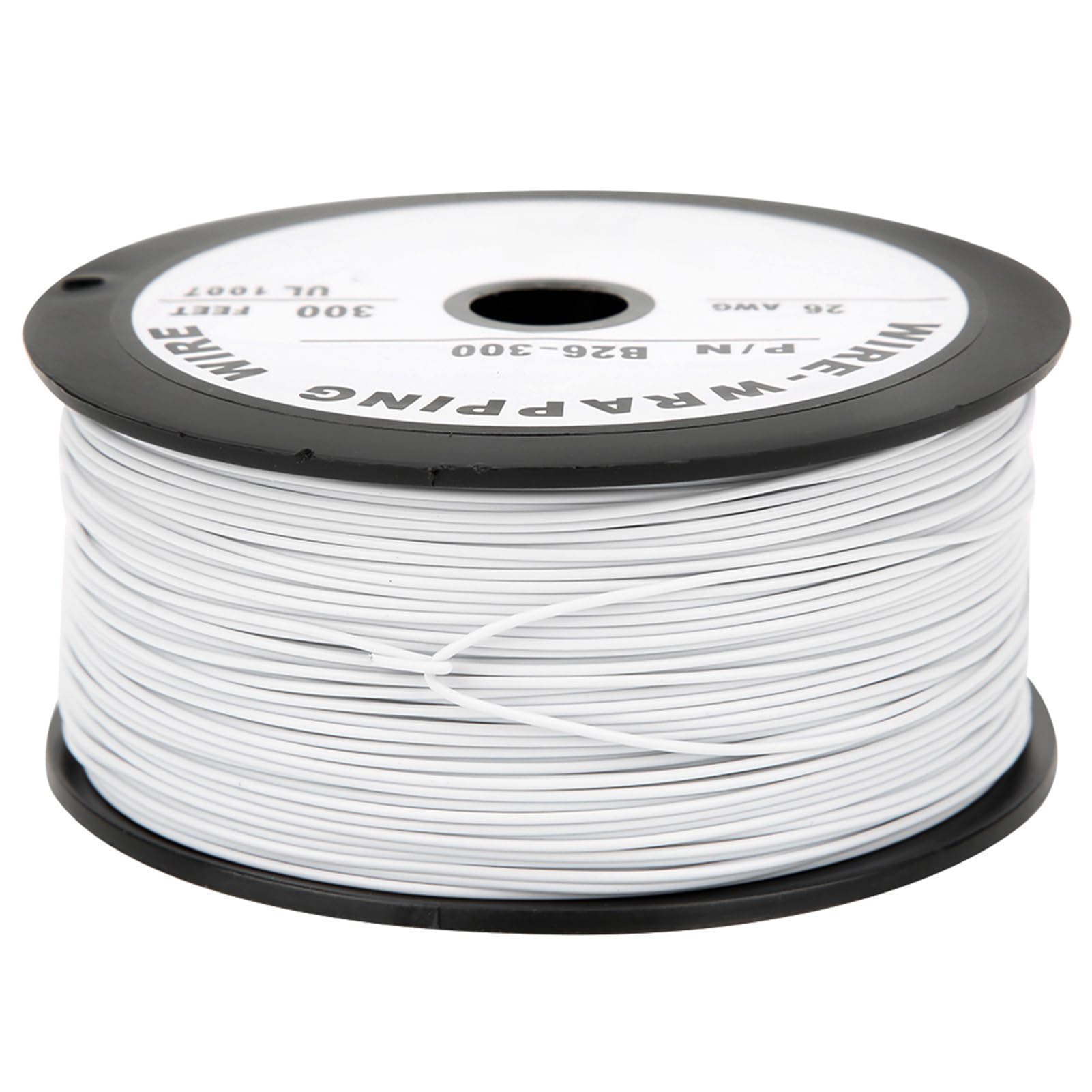 26AWG Silicone Wire Cables 100M/328.1ft UL1007 Electrical Aviation Wiring Stranded White 26 Gauge Hook Up Wire
