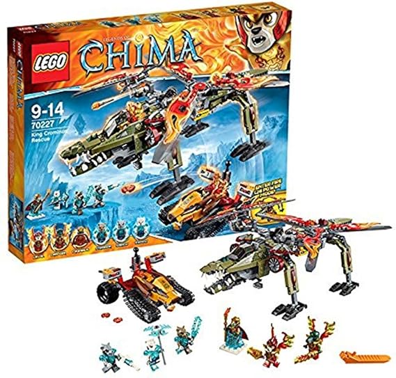 LEGO Legends of Chima - Juguete El Rescate del Rey Crominus (70227 ...