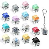 Yeetec 16 Pack Fidget Keyboard Keychain