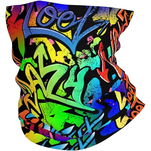 Sciarpa Scaldacollo Nera Marijuana Foglie Di Cannabis Antivento