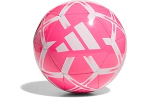 Adidas Unisex-Adult Starlancer Club Soocer Ball, Solar Pink/White, 5