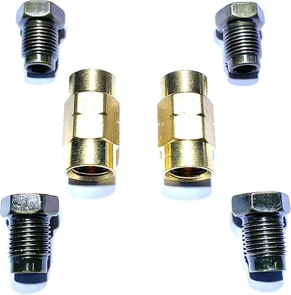 3/16 Inch Brake Line Bubble/ISO Flare Fittings and Unions