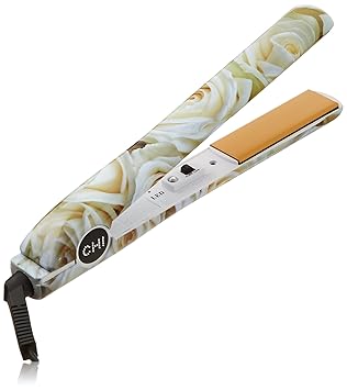 Chi Pro Ceramic Flat Iron 1 Inch White Rose 1 63 Pounds Amazon