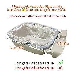 120 Count Litter Bags Compatible with