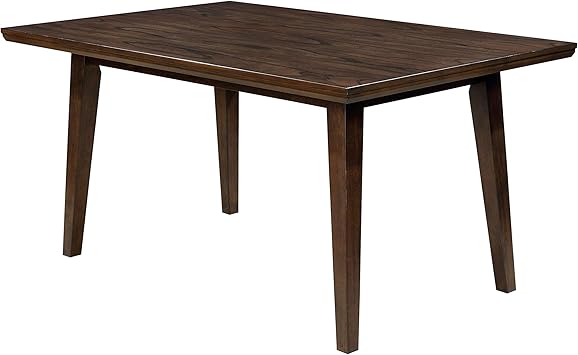 Amazon Com 247shopathome Loring Dining Table Brown Tables