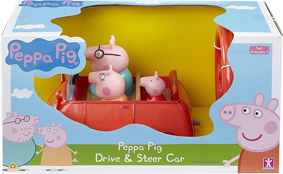 peppa pig drive and steer
