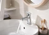 Bristan Orta Basin Mixer with Clicker Waste Chrome Plated view 3