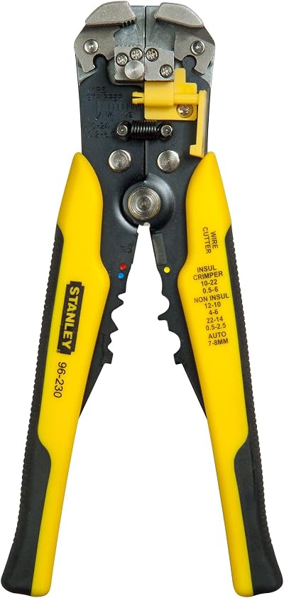 Stanley FatMax Automatic Wire Stripper 0.2-6mm 10-22 AWG Crimping Spring