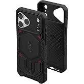 UAG Monarch Pro for iPhone 18 Pro Max Case/iPhone 17 Pro Max, Kevlar Black | Camera Control Cover Button, MagSafe Compatible, Kevlar Material, Featherlight, Traction Grip, Military Grade Drop Tested