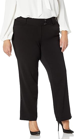 plus size bootcut trousers