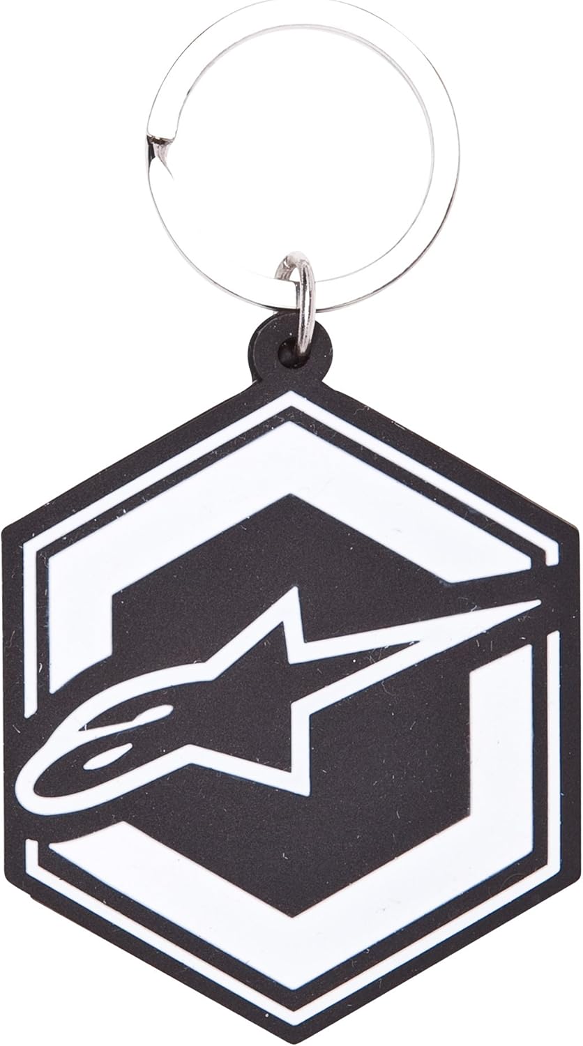 ALPINESTARS Men's, ignition keyfob black/white, OS: Clothing