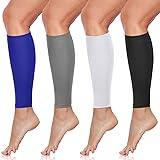 SATINIOR 4 Pairs Calf Compression Sleeve Leg
