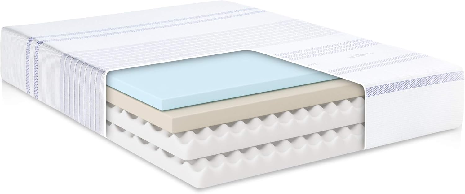 Vibe 12-Inch Gel Memory Foam Mattress (Only) - Twin XL: Furniture & Decor