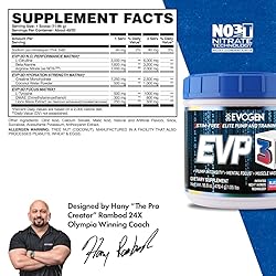 Evogen EVP-3D | Extreme Pre-Workout Pump