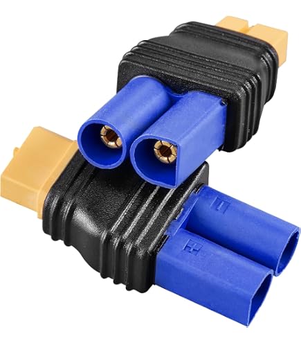 3 Stück Adapter XT60 Auf EC5 – Männlich XT60 Zu Weiblich EC5 Für RC LiPo Akkus & Ladegeräte