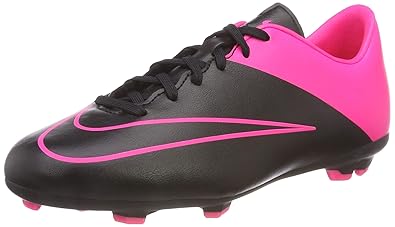 black and pink nike football boots