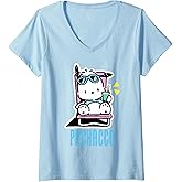 Womens Pochacco Summer Drink V-Neck T-Shirt