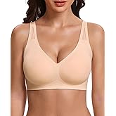 Avidlove Womens No Underwire Bras Full Coverage Wireless Bra Seamless Mesh Push Up Bralette Comfortable