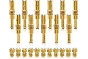 Hrwfnty 22Pcs Excellent Carburetor Jet Kit, Include 11 Pieces Carburetor Main Jet and 11 Pieces Slow Jet Compatible with Nibbi PWK Keihin Honda OKO CVK PE PWM Type.