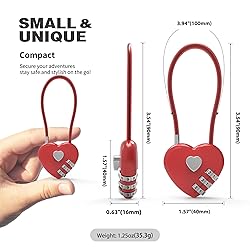 UP Security Small Combination Padlock, Cable Locks