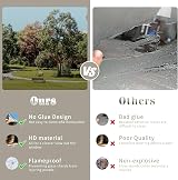 FILMGOO One Way Window Film Black Sliver 90x1000CM Daytime Privacy Non-Adhesive view 7