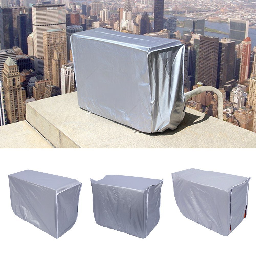 1 80 * 28 * 54cm Outdoor Air Conditioner Cover Rectangle Polyester