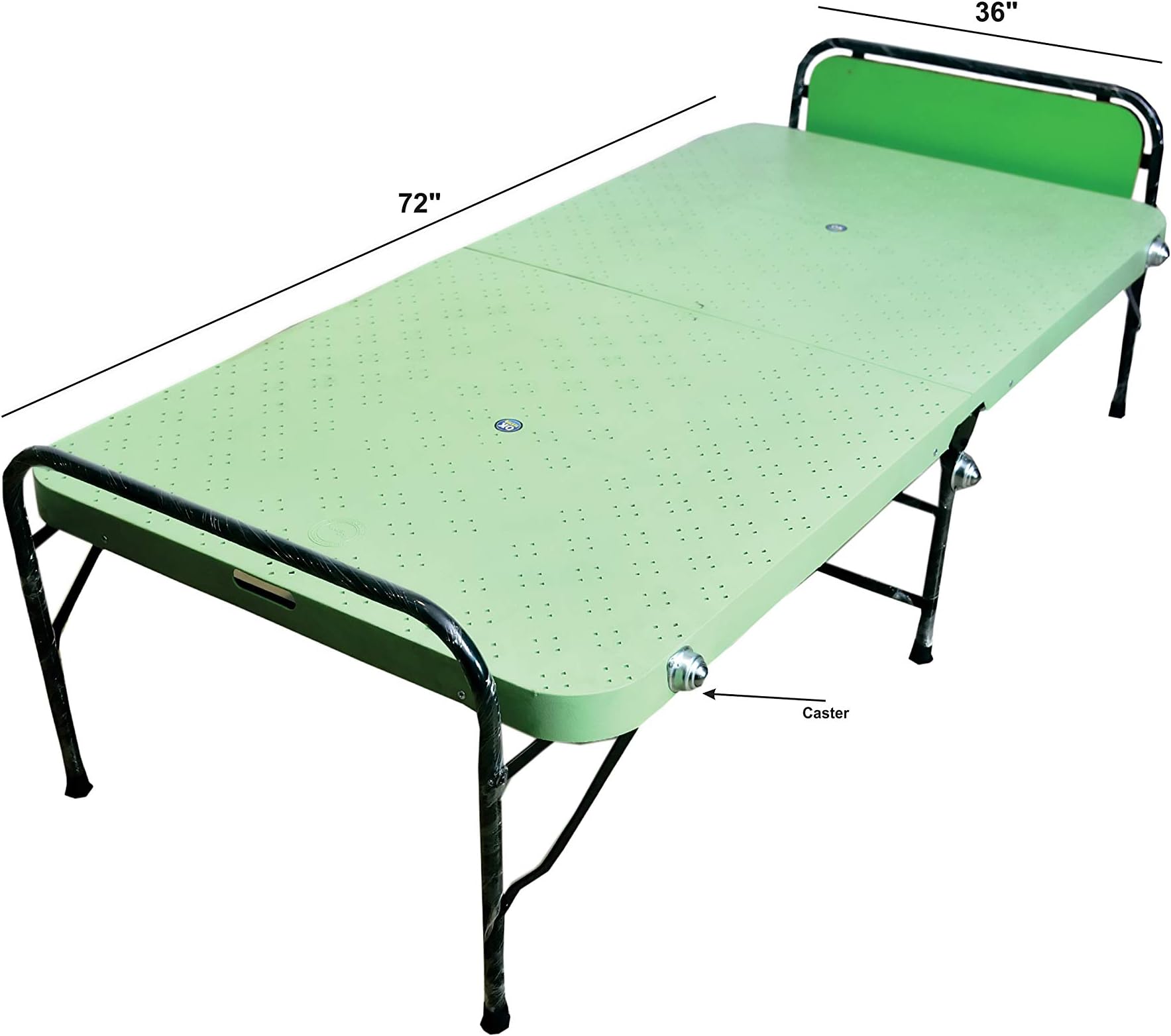parkash steel Plastic Multipurpose Foldable Waterproof Bed (Green)