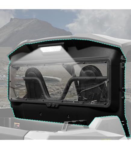 Yamaha Wolverine RMAX 1000 Scratch Resistant Full Windshield