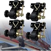 Renegrip Ladder Rack Straps 1.5" x7.5' Square Tube 4PK | 500lbs Load Capacity,1.4" Square Tube Mount ,1.5" x 7.5' Heavy Duty Tie Down Straps,for Roof Rack, Truck